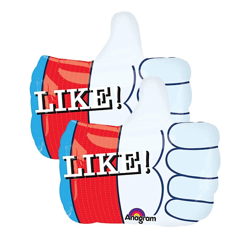 Anagram&#xAE; 19 Inch Like! Junior Shape XL Balloon