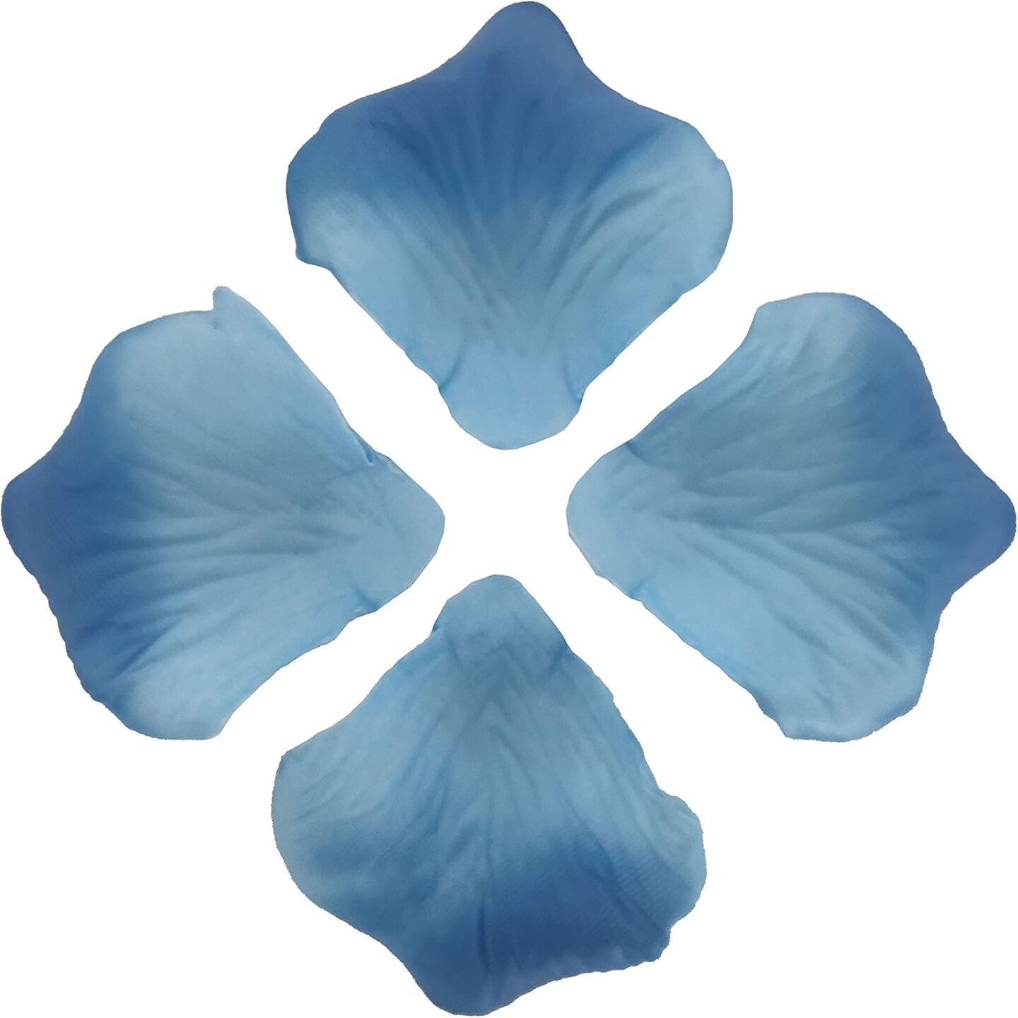 Gradient Blue Silk Rose Petals,5000 Pcs Blue Flower Petals for Romantic Night for Him,Fake Flower Petals for Wedding