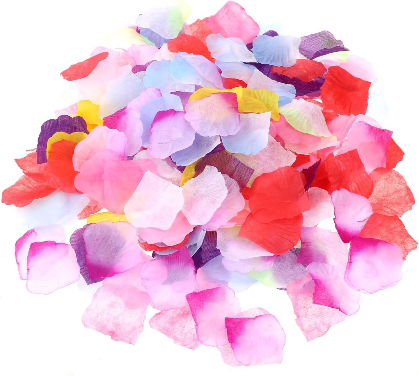 1000 pcs Artificial Rose Petals Fake Petal Flower Decoration for Wedding Party Silk Flower Rose Petals Multicolor Flower Petals