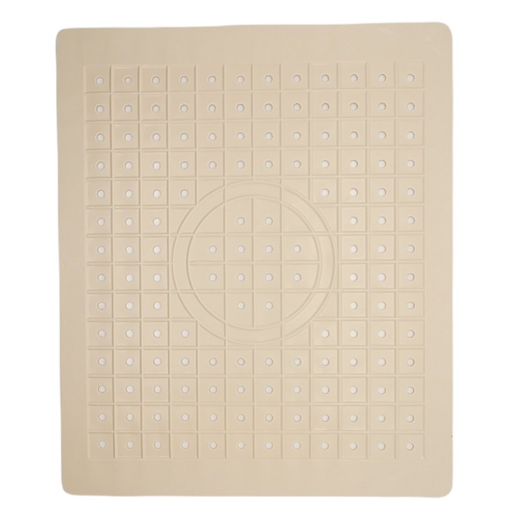 Handy Housewares 10&#x22; x 12&#x22; Square Textured Rubber Sink Protector Drain Mat