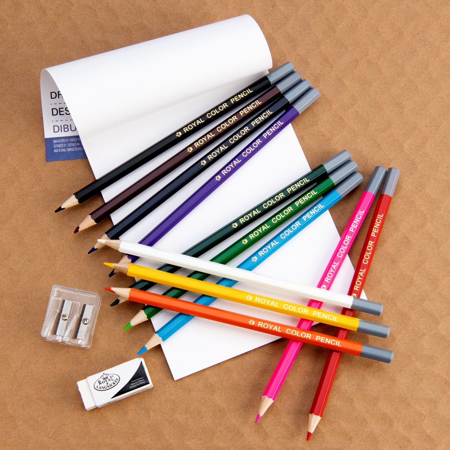 RSET-KCDS | Essentials&#x2122; 16pc Drawing Keep N&#x27; Carry Travel Art Set