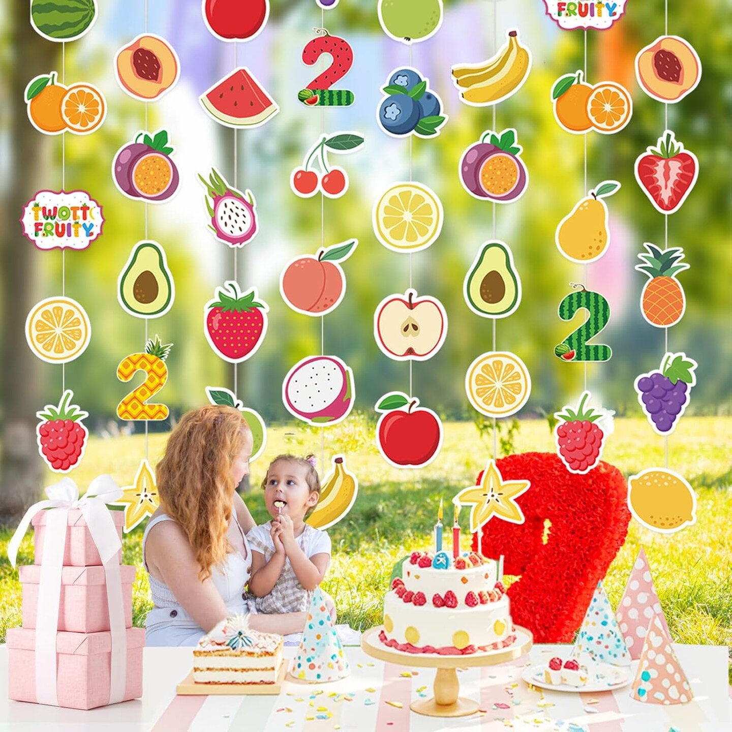 Fruit Party Decorations Twotti Fruity Birthday Hanging Swirls Fruit Birthday Theme Party Supplies