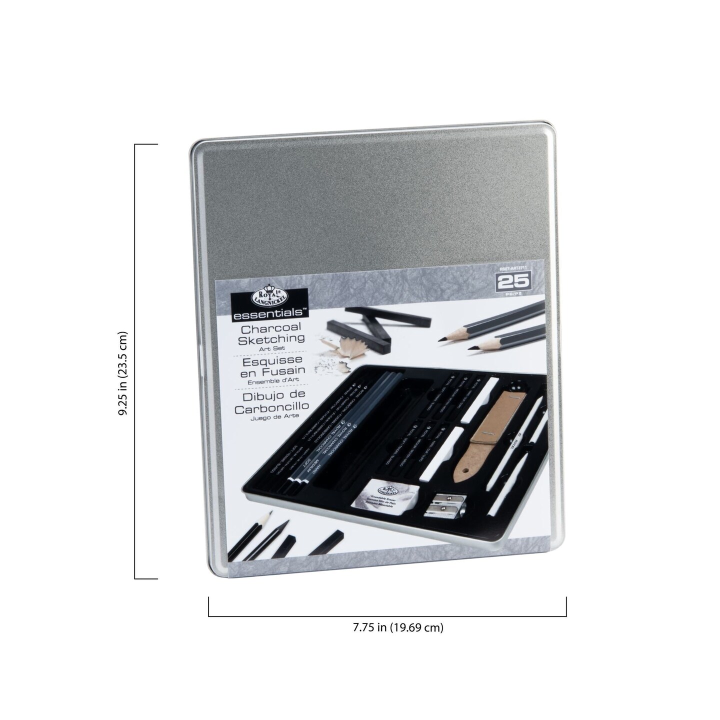 RSET-ART2711 | Charcoal Drawing Art Set - 25pc