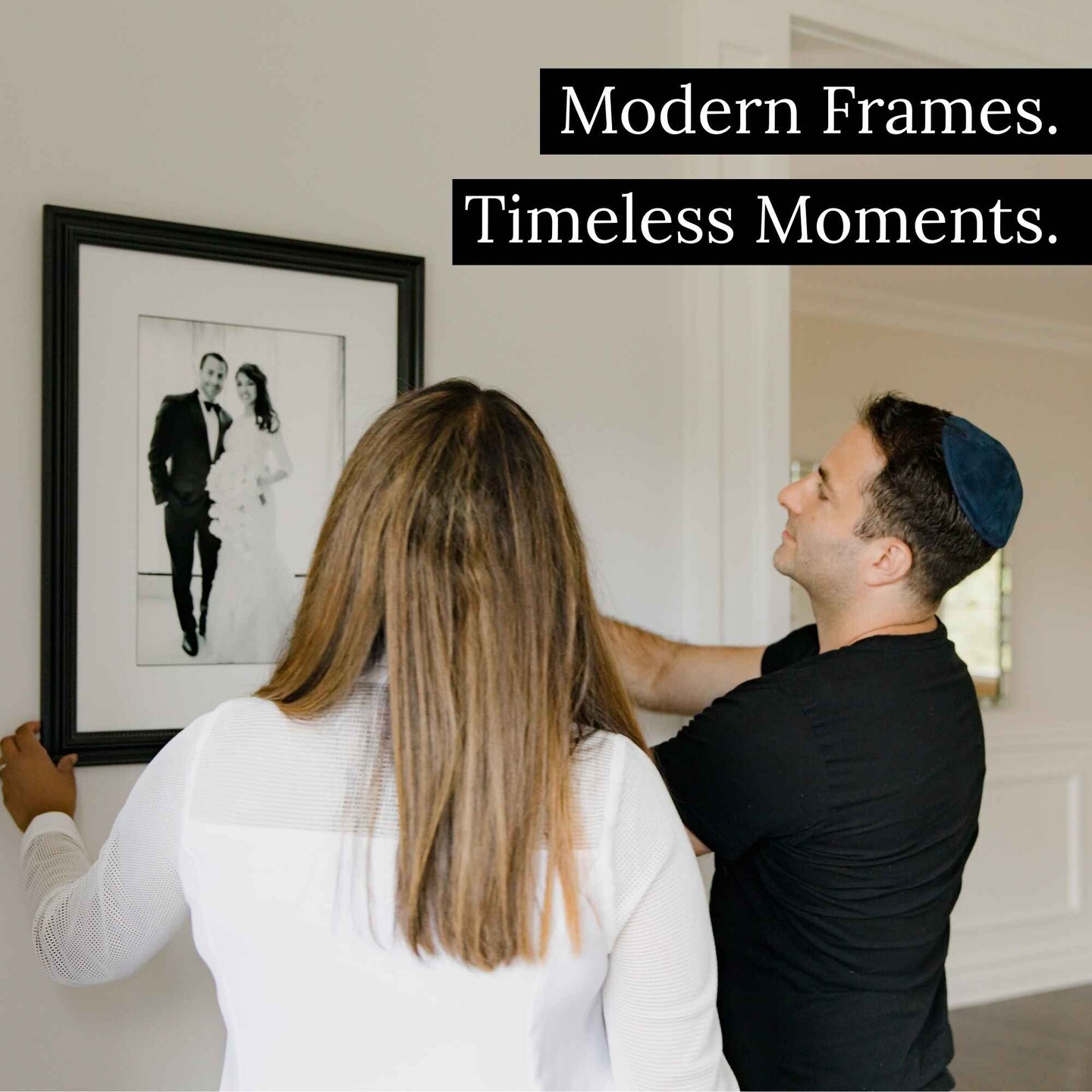Modern Black Wood 21x16 Picture Frame &#x2013; Wall 21 x 16 Poster Frame Wooden Photo Frame