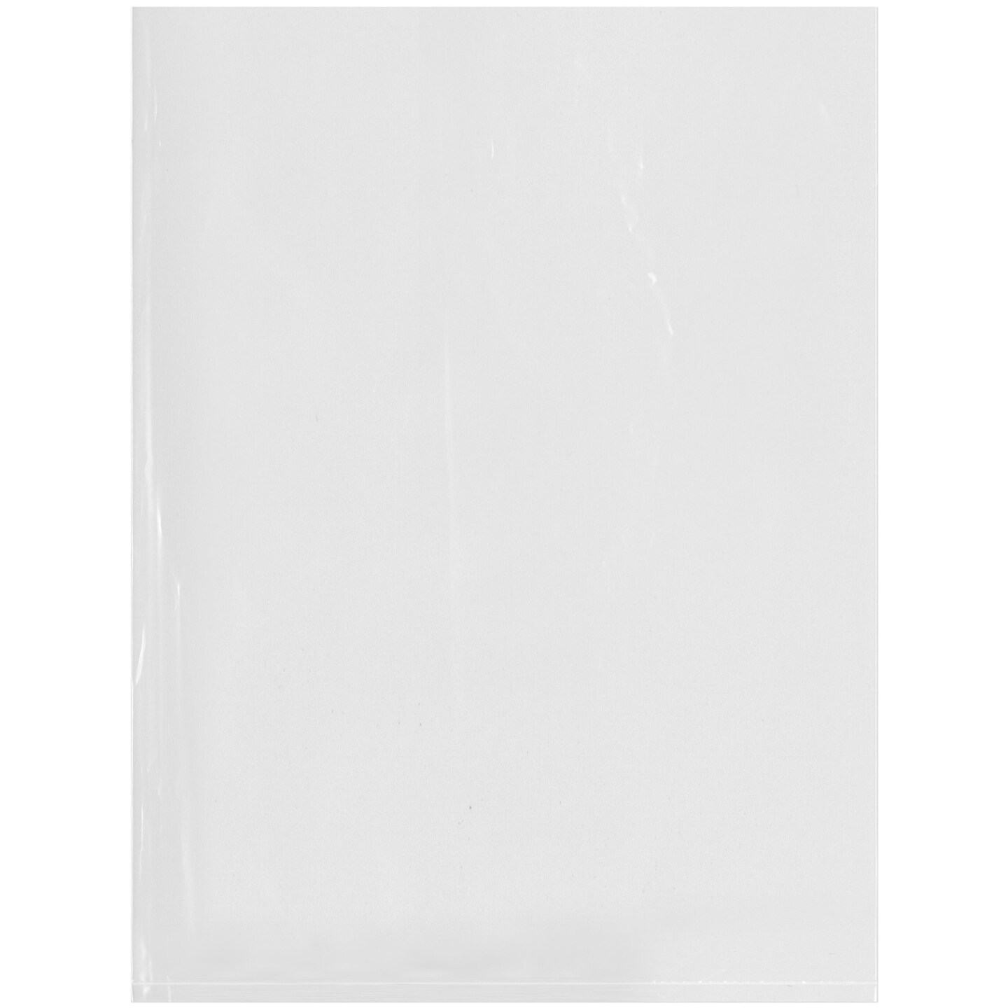 Plymor 9&#x22; x 12&#x22;, 1.25 Mil Flat Open Clear Plastic Poly Bags
