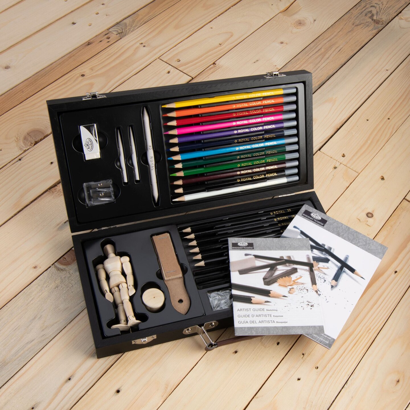 RSET-DS3000 | Essentials&#x2122; 32pc Sketching &#x26; Drawing Travel Art Set