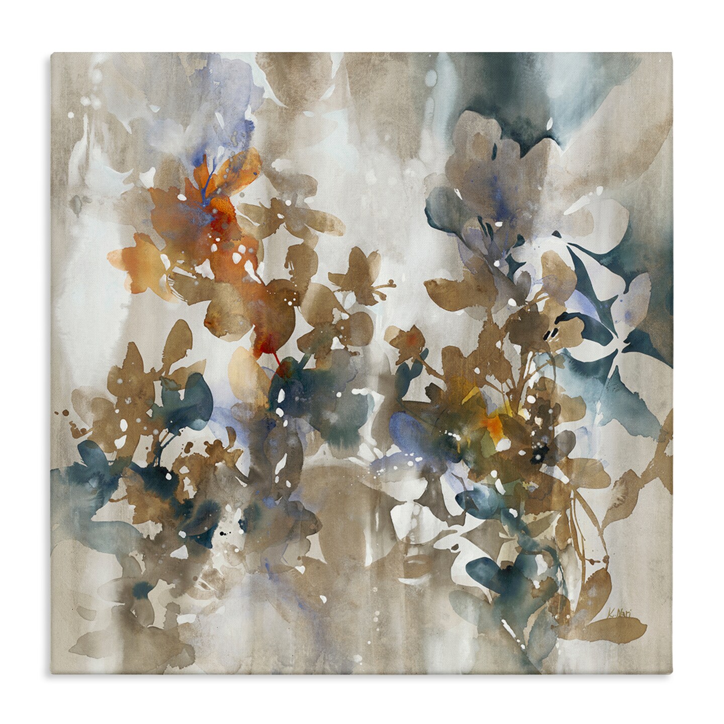 Stupell Industries Solemn Neutral Botanicals Canvas Design by K. Nari ...