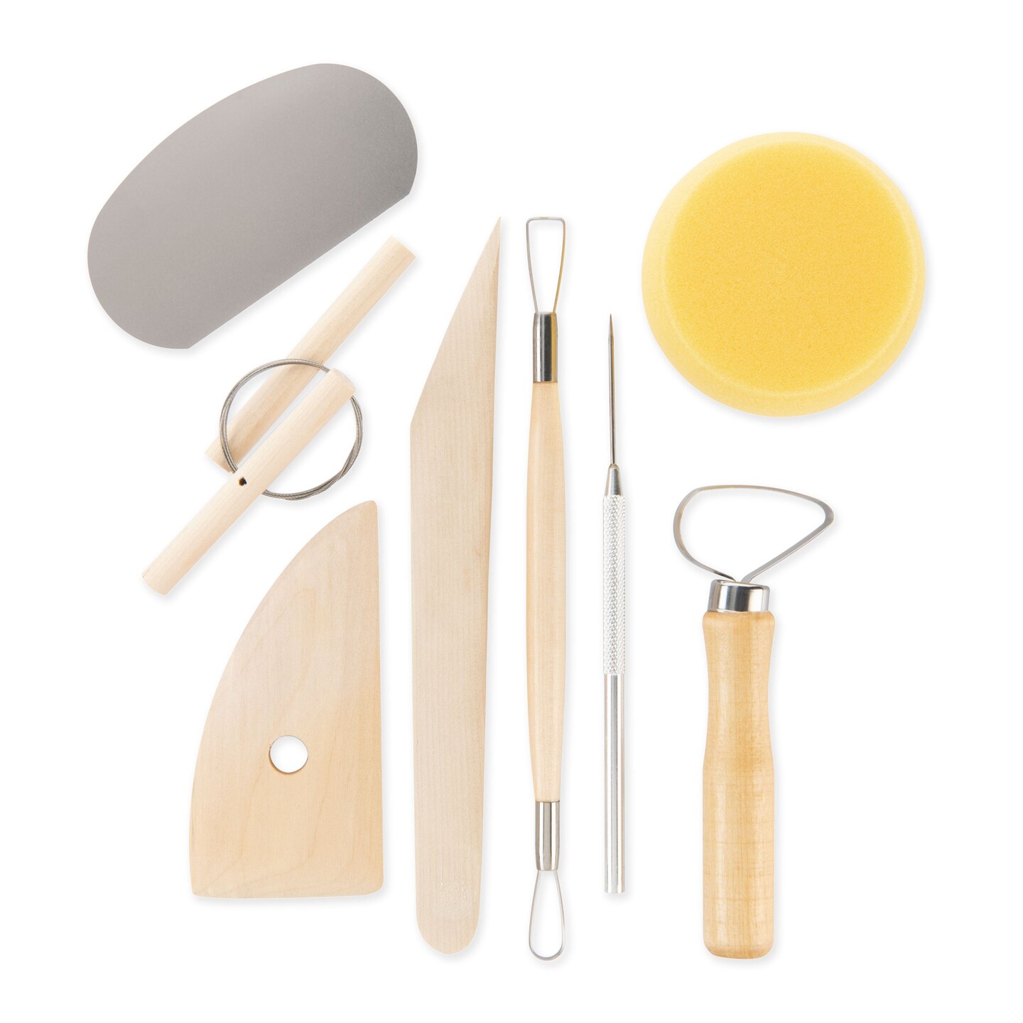 RSET-POT1 | 8pc Complete Pottery Tool Set