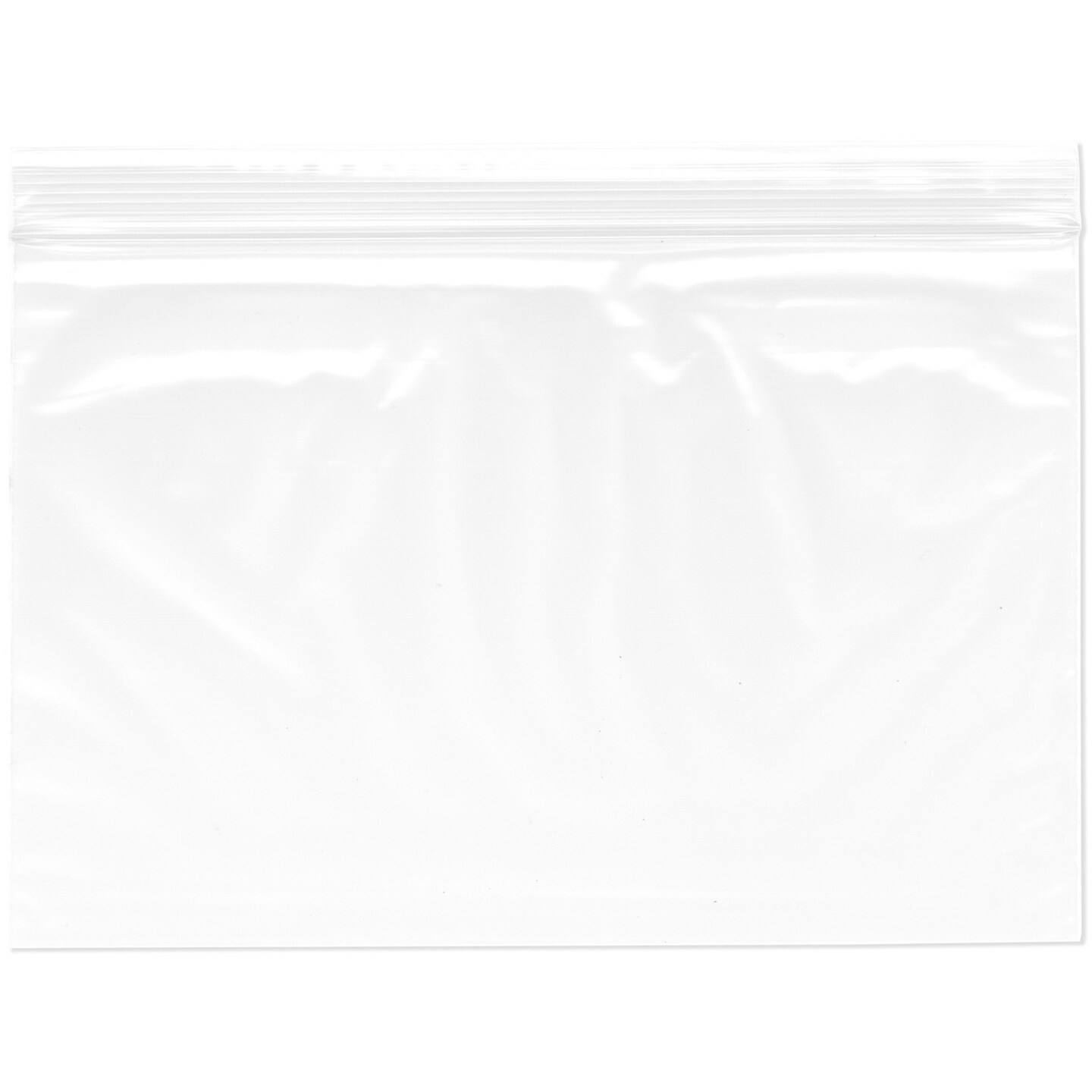 Plymor 9&#x22; x 6&#x22;, 2 Mil Zipper Reclosable Plastic Bags