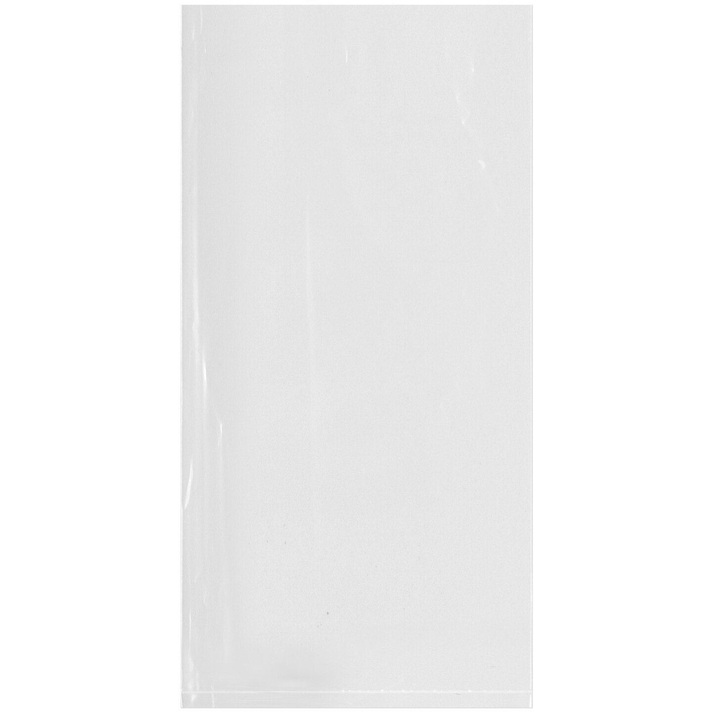 Plymor 5&#x22; x 10&#x22;, 3 Mil Flat Open Clear Plastic Poly Bags