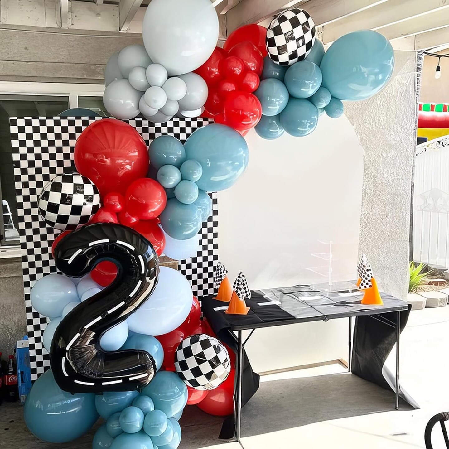 Red and Blue Balloons,12 Inch Navy Blue Macaron Blue and Dark Blue with Matte Red Balloons,for Birthday Wedding Baby Shower Superhero Theme Party Decorations