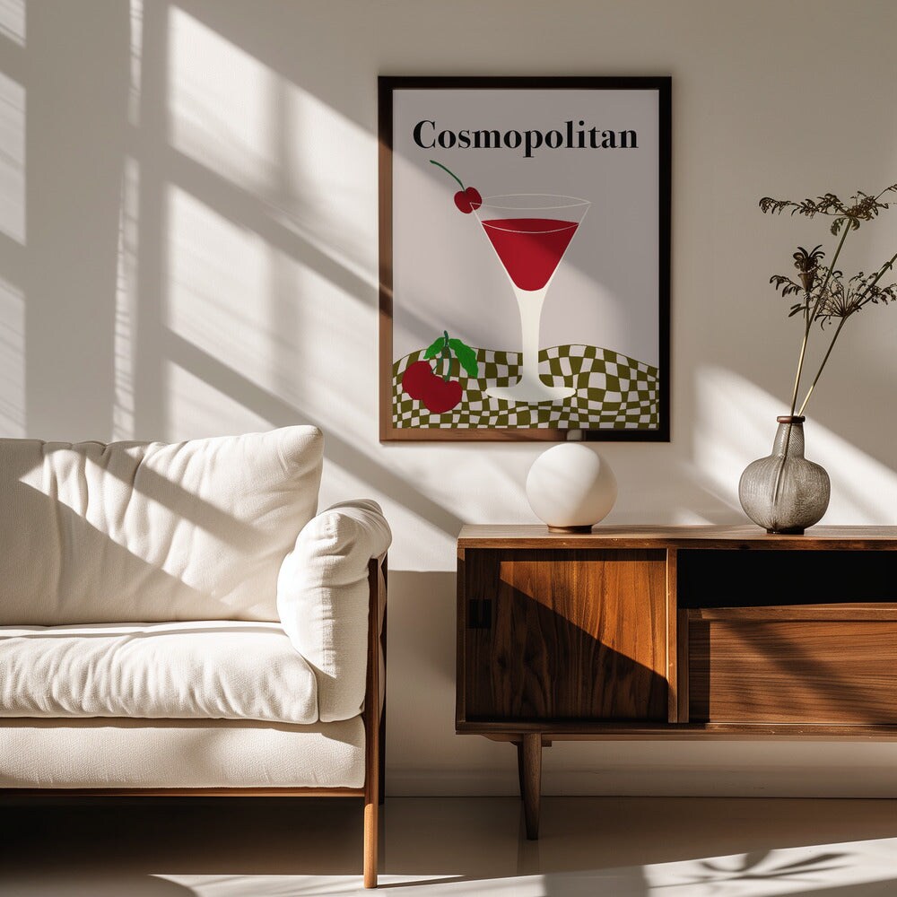 Cosmopolitan - Miho Art Studio 24x36 Black Framed Art | Home or Office Art
