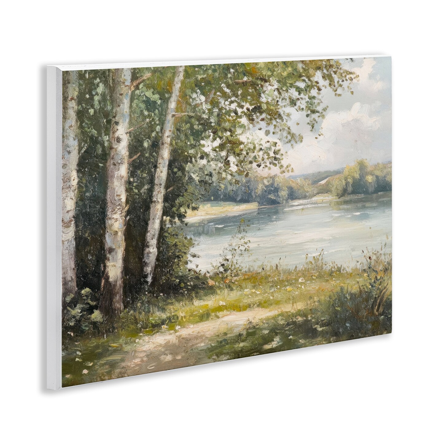 Stupell Industries Place To Relax Lake View Wall Plaque Design by Petal Prints Design