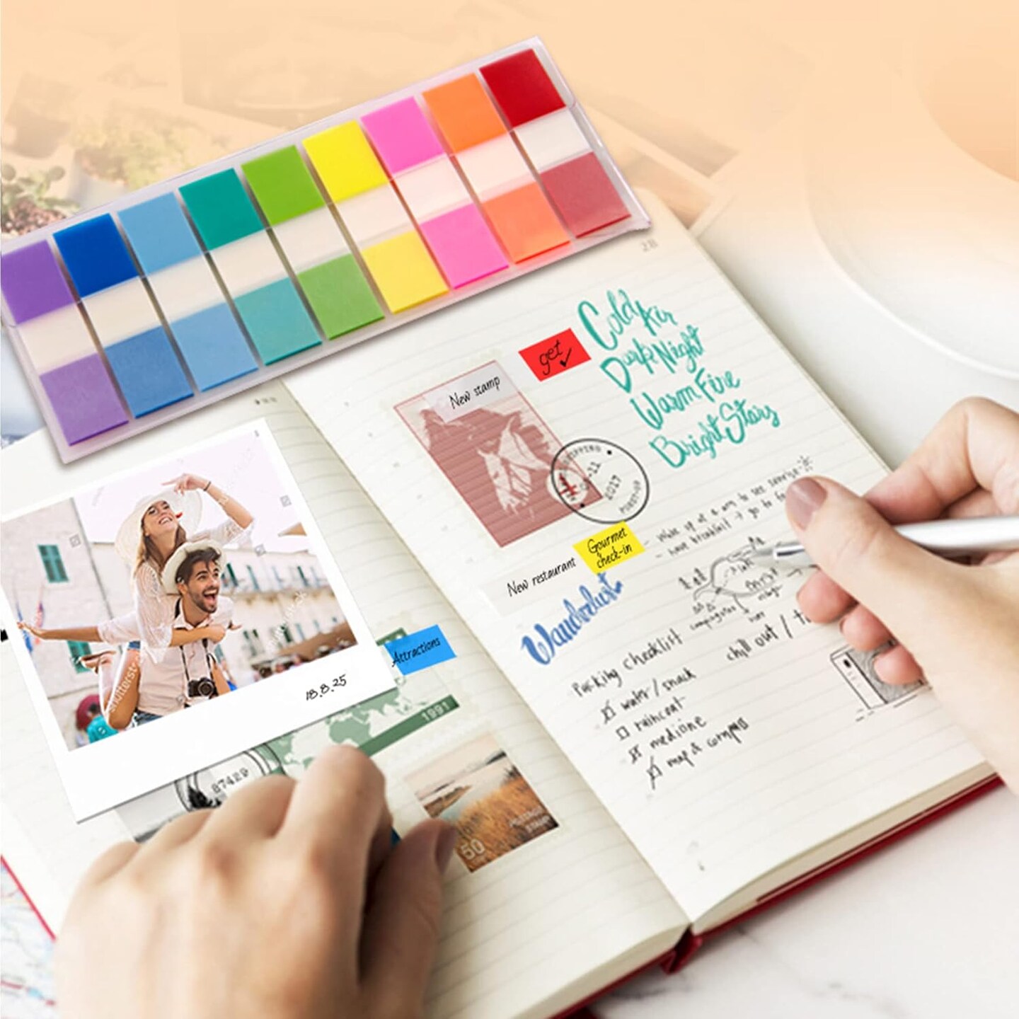 900 Pcs, Transparent Sticky Notes ,Page Markers, Book ,Pop Up Index Tabs,Label,Flags Stickers