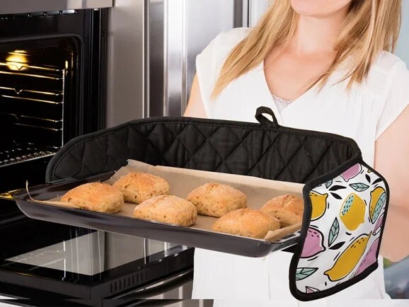 Craft Express 2 Pack Double Mitt Sublimation Pot Holders Sublimation-Ready