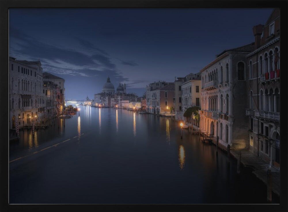 venice - David Navia 24x36 Black Framed Art | Home or Office Art