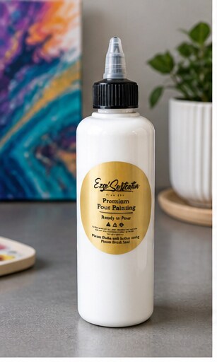 Ezgi Sertcetin Premium Pour Painting 8 fl oz Fluid Art Paint Ready to Pour Acrylic Pouring Paint