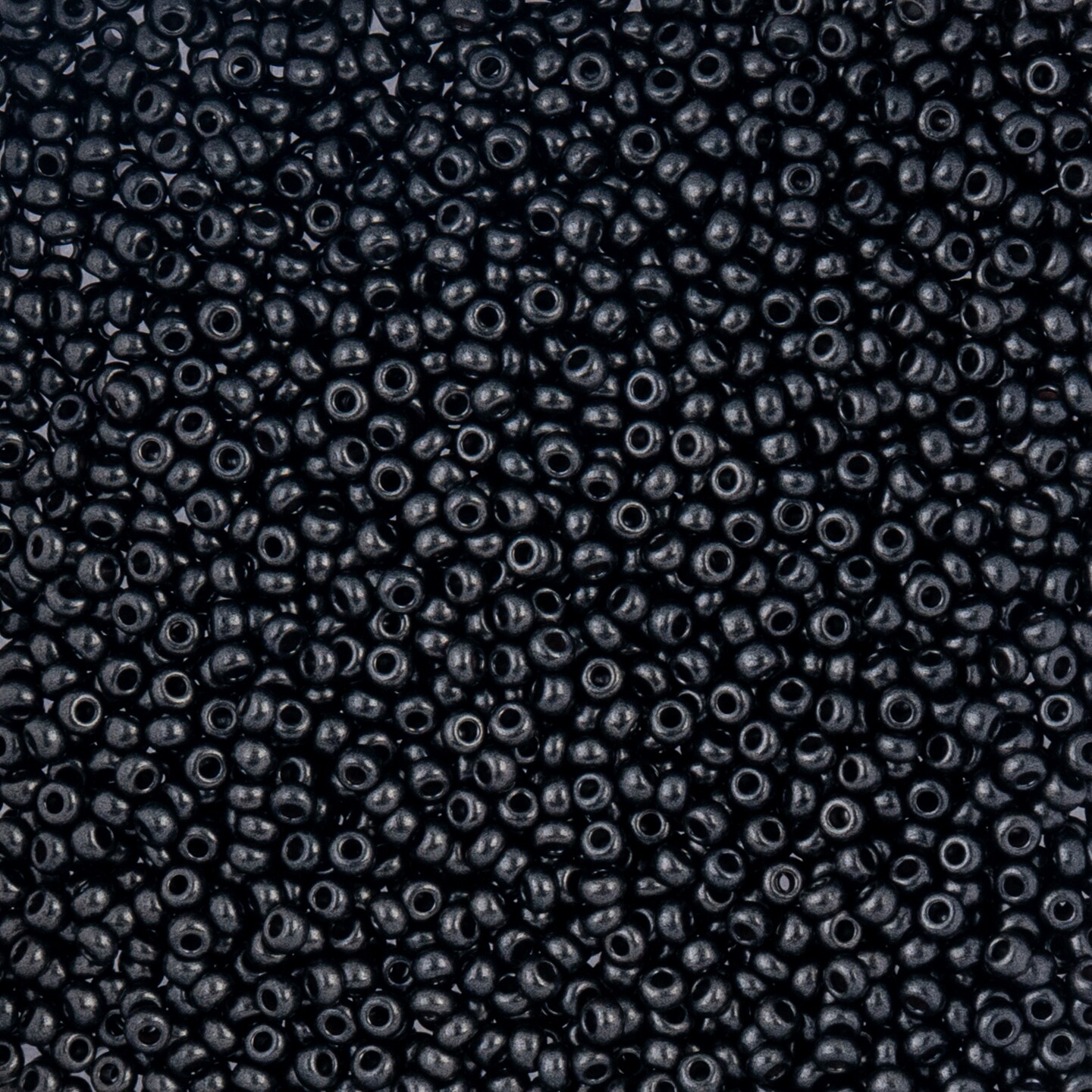 John Bead 10/0 Jet-Terra Pearl Dyed Czech Glass Seed Beads, 22g