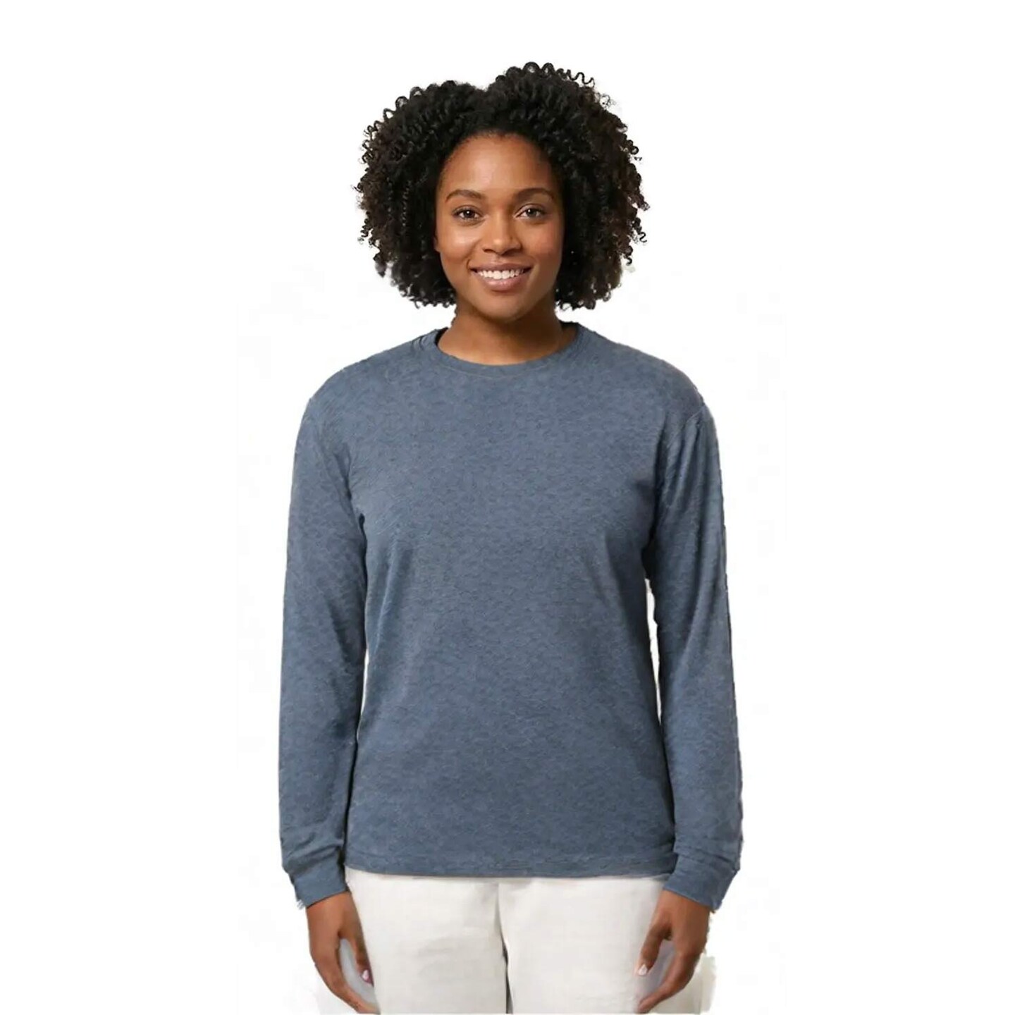 M&O Unisex Gold Soft Touch USA Cotton Classic Fit Durable Everyday Jersey Crewneck Long Sleeve T Shirt