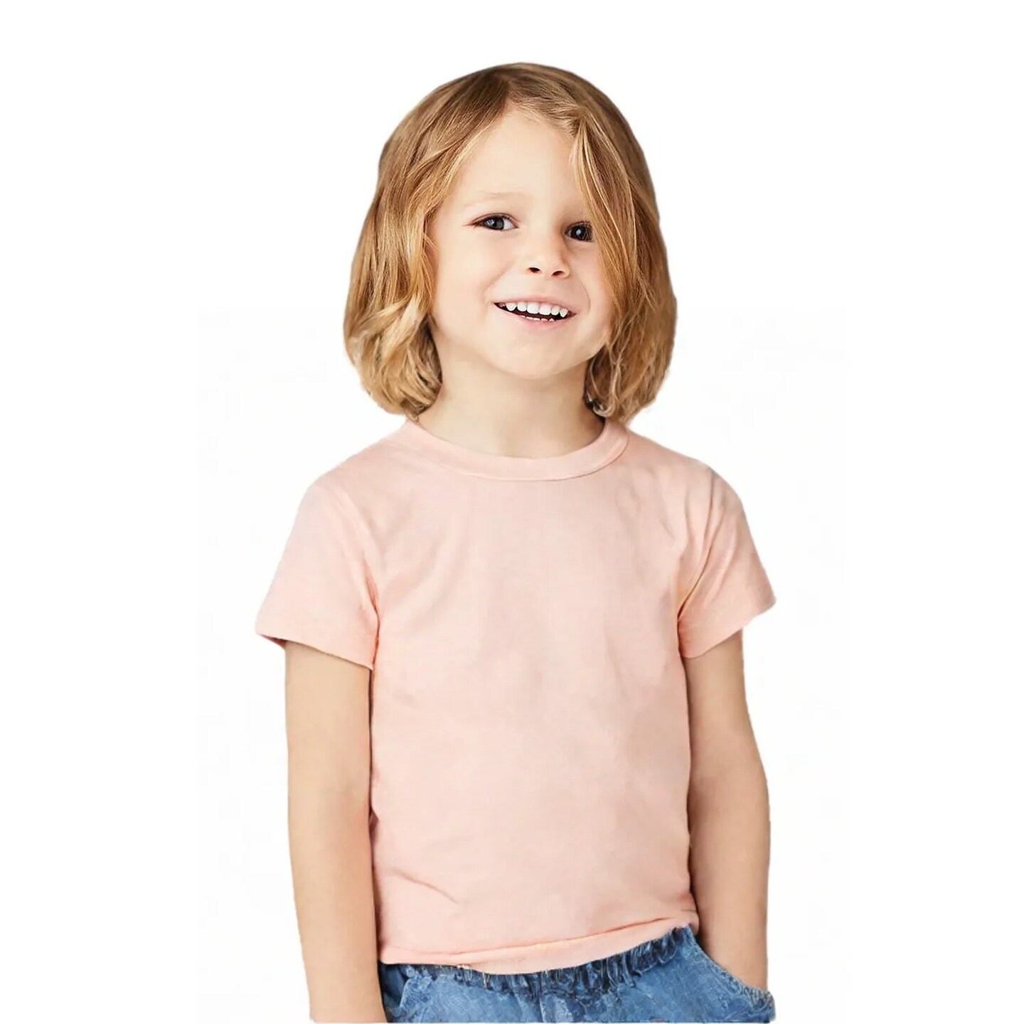 BELLA + CANVAS Triblend Airlume Combed And Ring-Spun Cotton Crewneck Tee For Custom Printing.