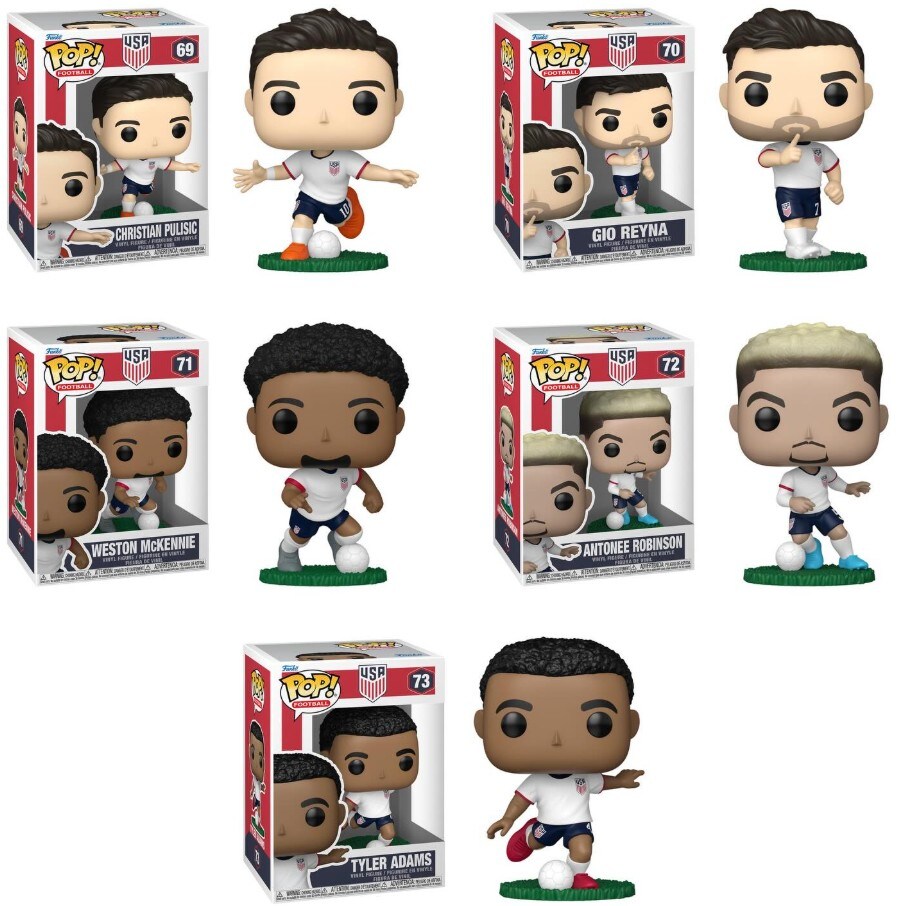 USMNT 2026 World Cup Funko Pop! Soccer Set 5, Color: Multicolor