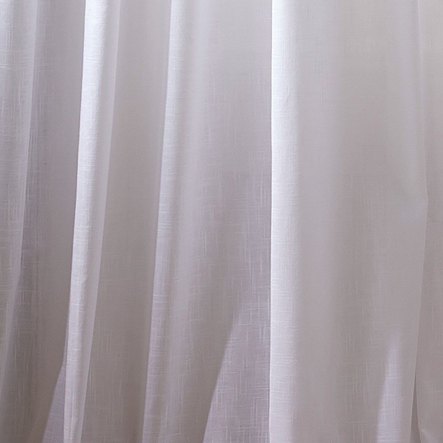 Threadmade Home Calypso Macramé Tassel Semi Sheer Window Curtain, White - 52"W x 84"L