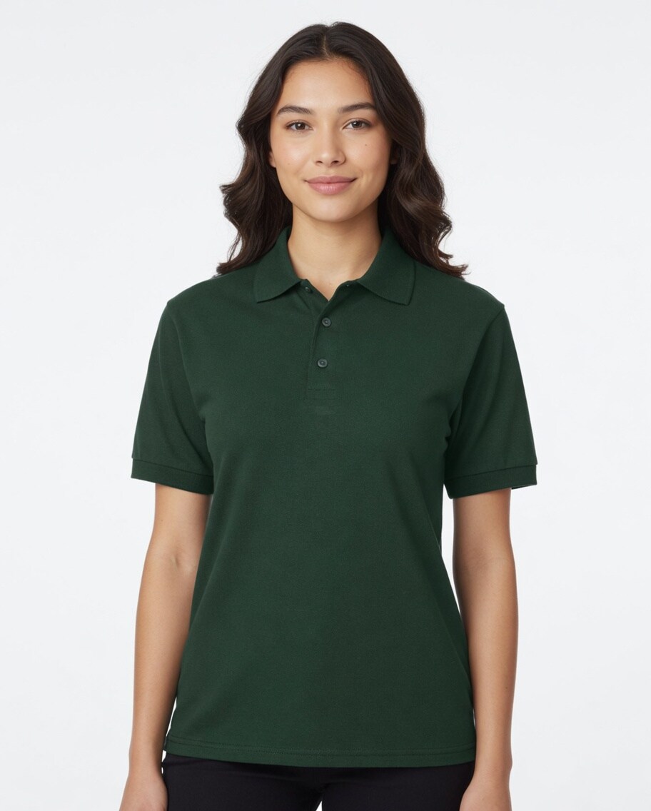 Gildan Jersey Short Sleeve Polo T-Shirt for Men Mix Colour Adult Dryblend Tee