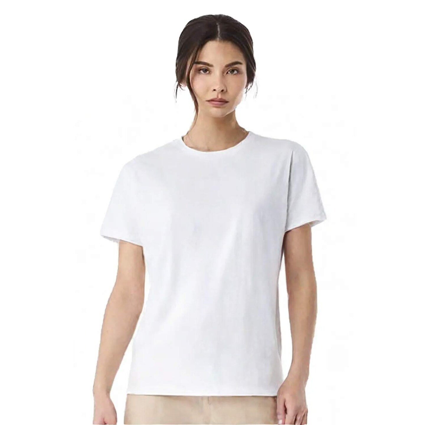 BELLA + CANVAS Heavyweight Crewneck Short Sleeve T-Shirt for Layering Fits & Custom Print Blank Tee
