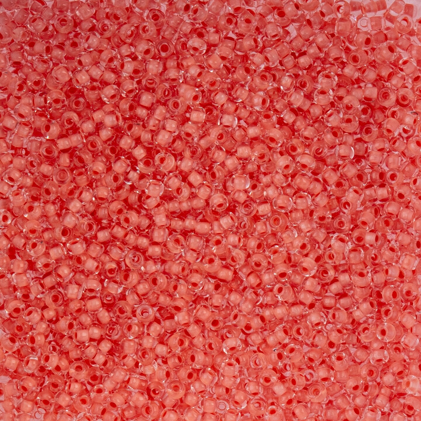 John Bead 10/0 Color Lined Terra Coated Czech Glass Seed Beads, 22g