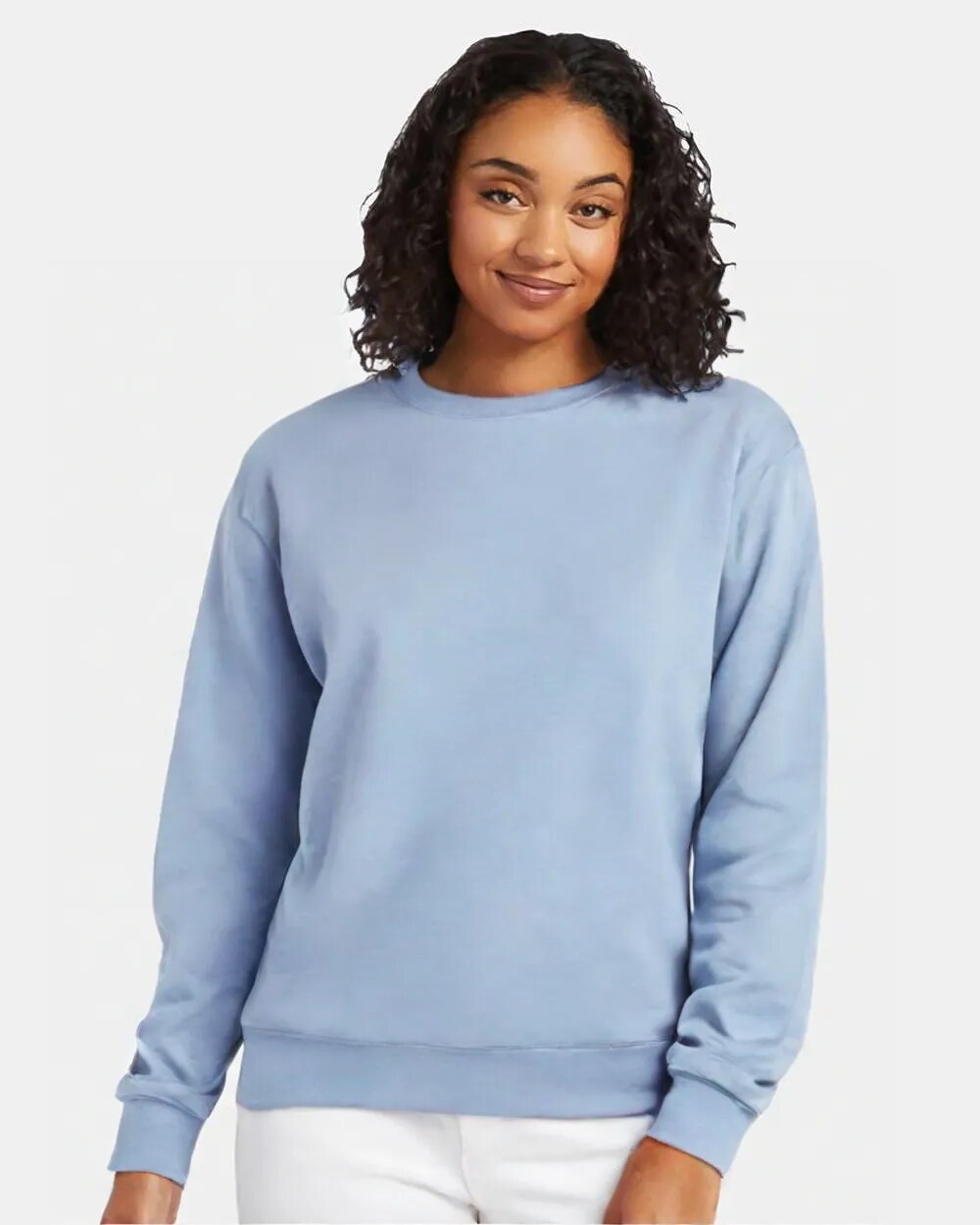 Hanes Low Pill High Stitch Density Crewneck Sweatshirt For Workwear Use
