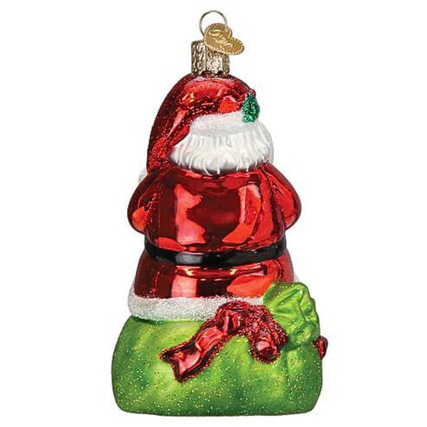 Old World Christmas 4.75 In 2024 Jovial Santa Christmas Tree Ornament , Christmas Decor Toy Sack Celebrate