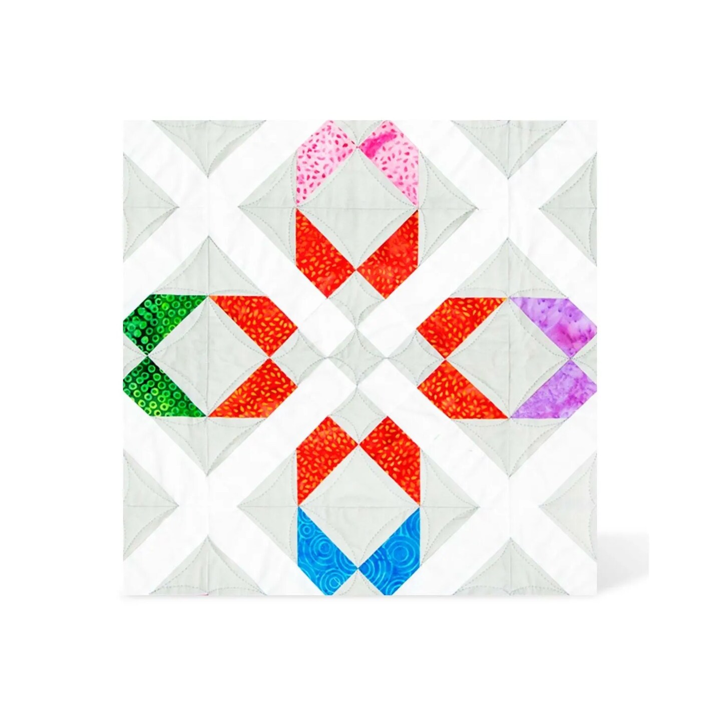 AccuQuilt GO! Star & Cross 10" Quilt Block Die for Fabric Cutting & Patchwork Quilting