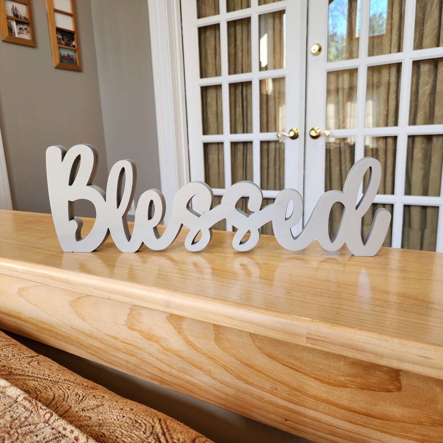 Blessed Free-Standing Table, Shelf, Mantle Signs | MakerPlace by