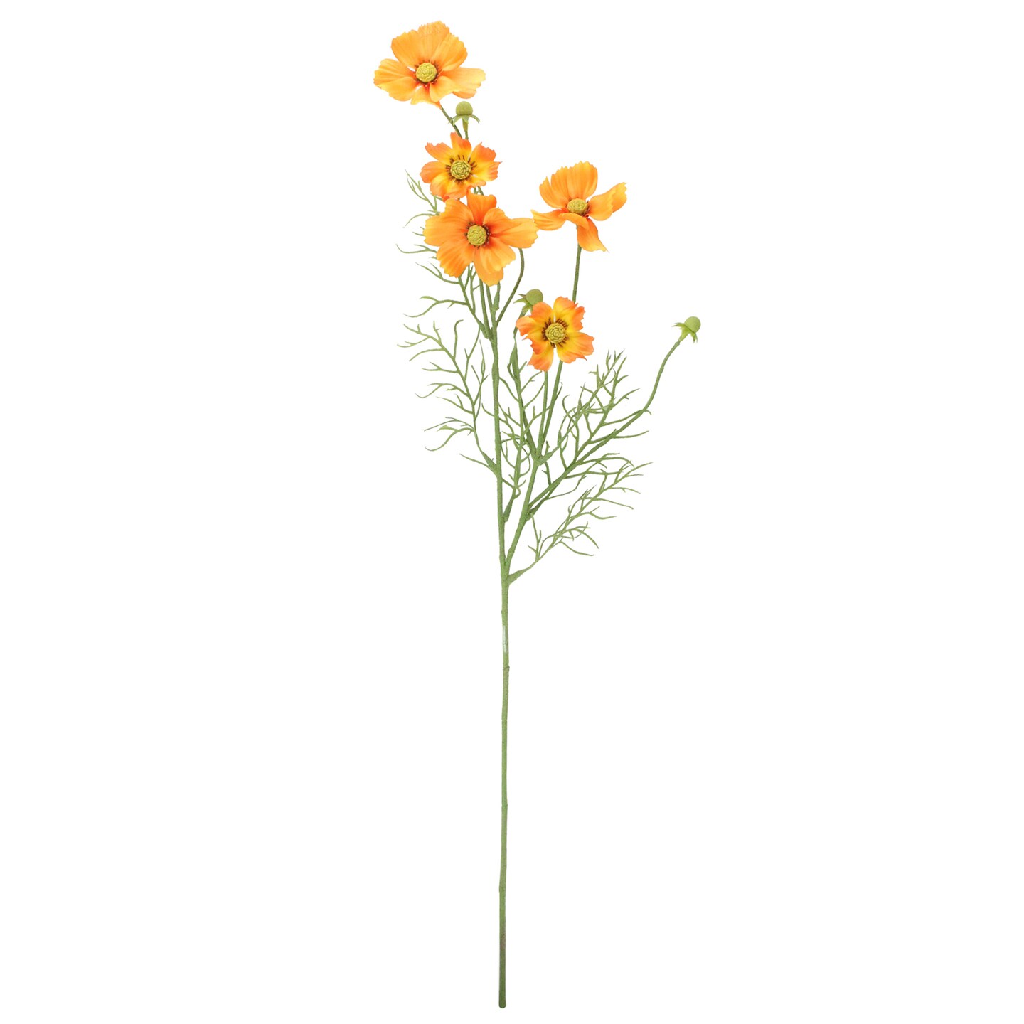 Select Artificials Artificial Cosmos Floral Spray - 28" - Orange