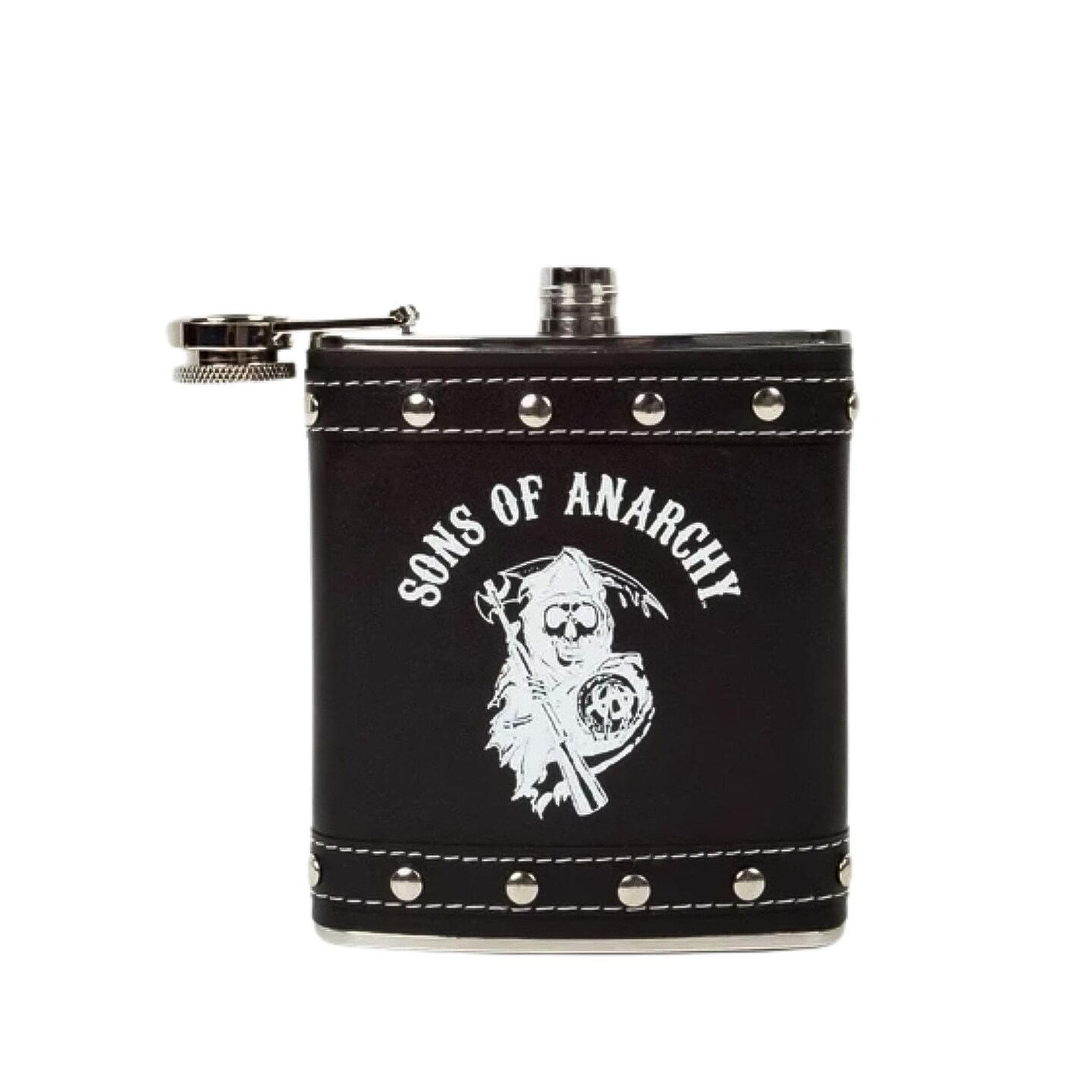 Sons Of Anarchy Logo Studded Flask