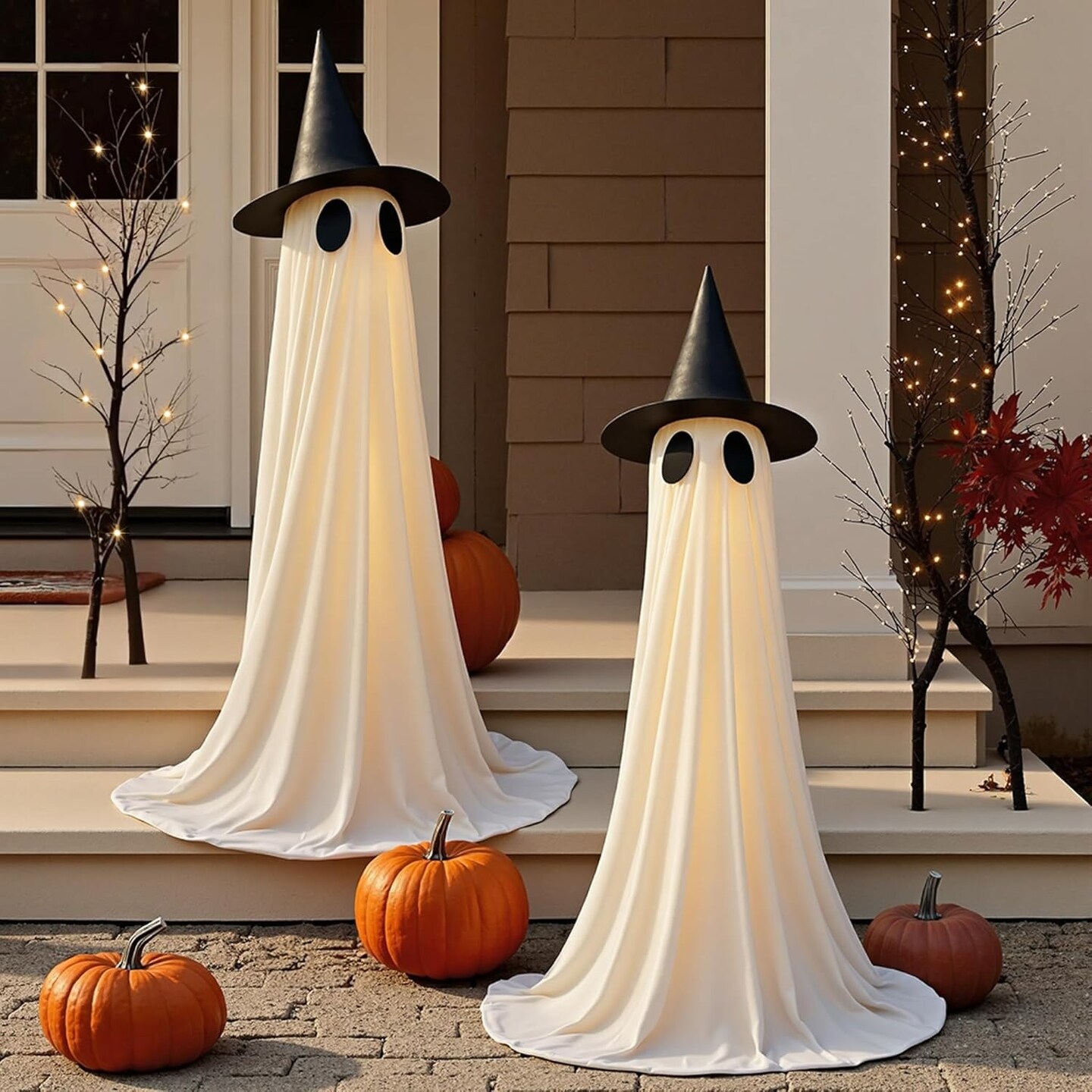 2 Packs Halloween Decorations Outdoor Indoor, 5Ft Wind-Resistant