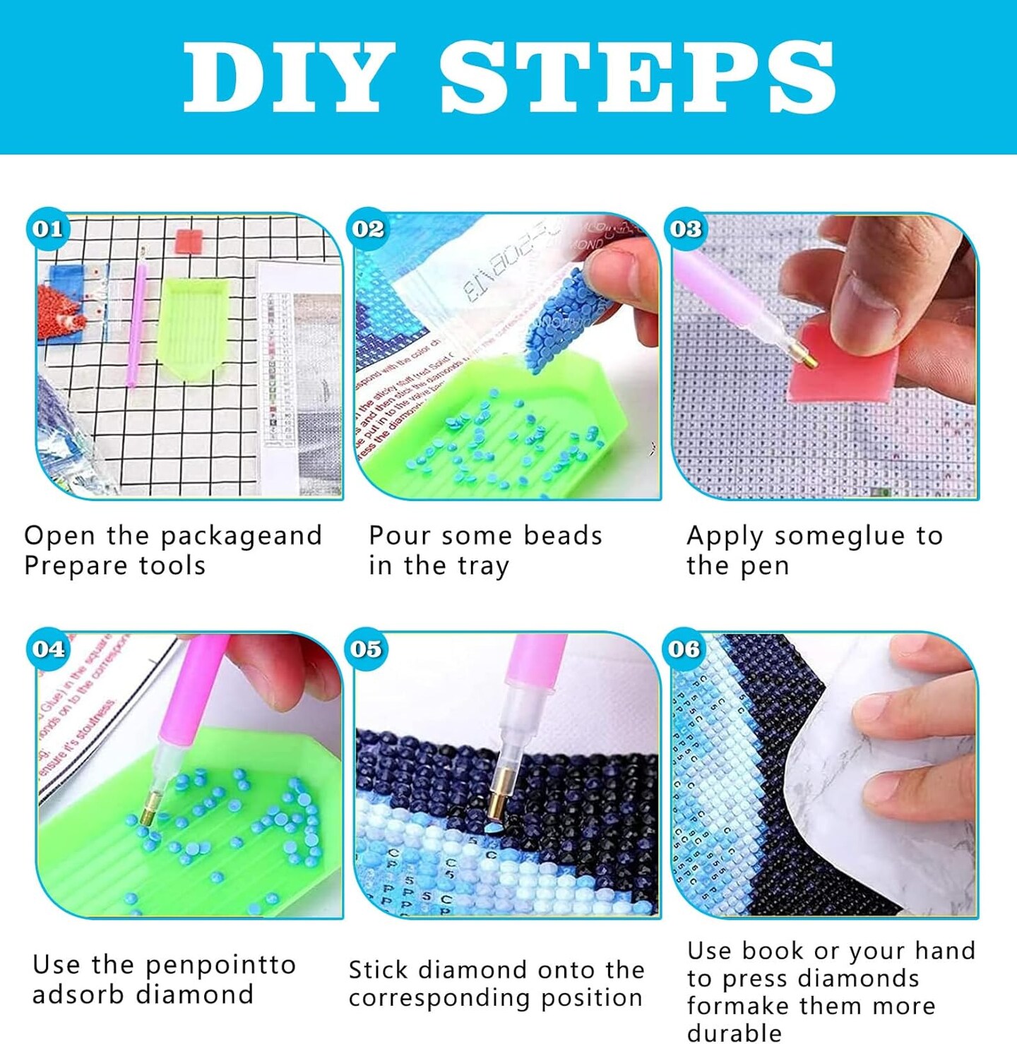 3 Pack Gnomes Diamond Painting Kits for Adults