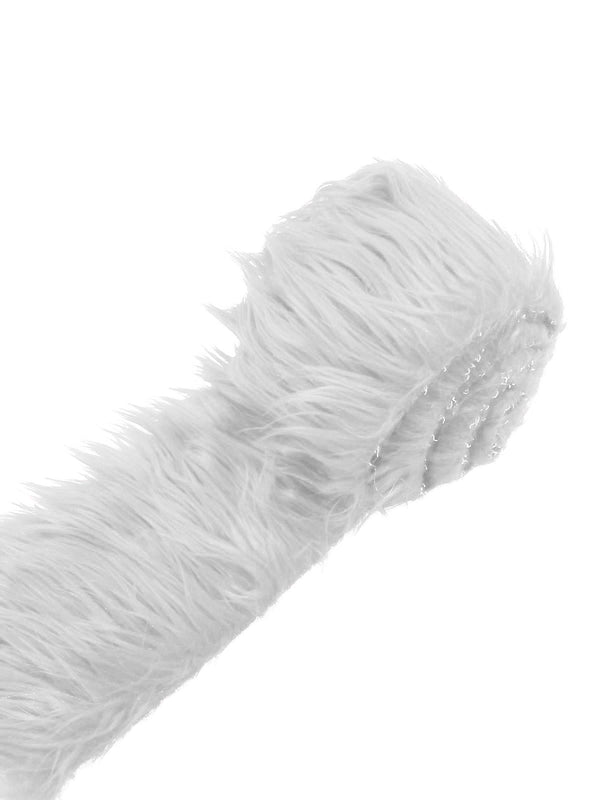 18&#x22; x 60&#x22; Size Shaggy Long Pile Faux Fur Strip Fabric for Costumes Crafts Trims Decor Projects