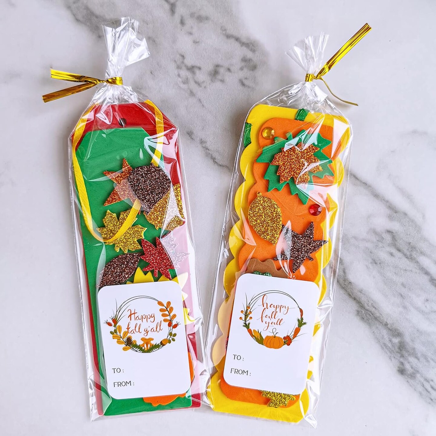 Fall Craft Kits - DIY Leaf Bookmarks &#x26; Decorations Art Sets for Kids