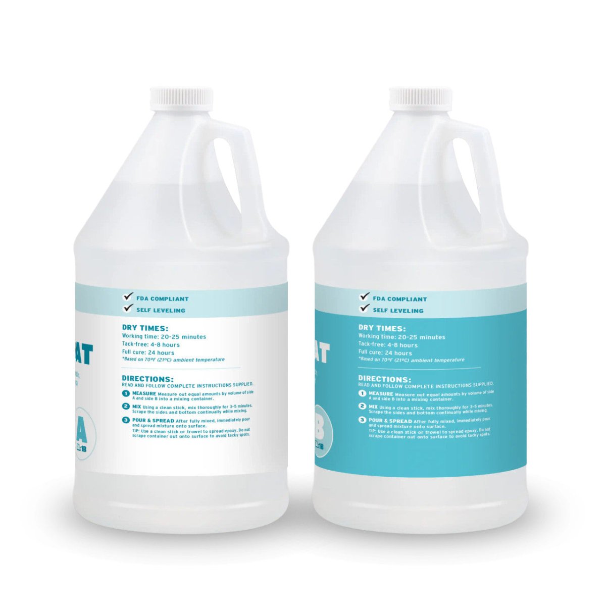 Amazing Quick Coat 2 Gallon Kit - (1 gallon each; side A and side B)