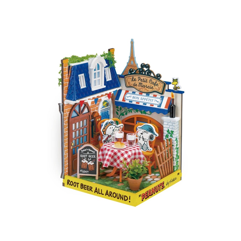 Le Petit Cafe with Snoopy & Spike - DIY Miniature House Kit | Michaels