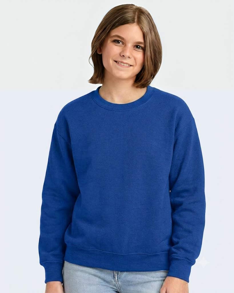Heavy Blend Youth Crewneck Long Sleeve Sweatshirt || Free Shipping