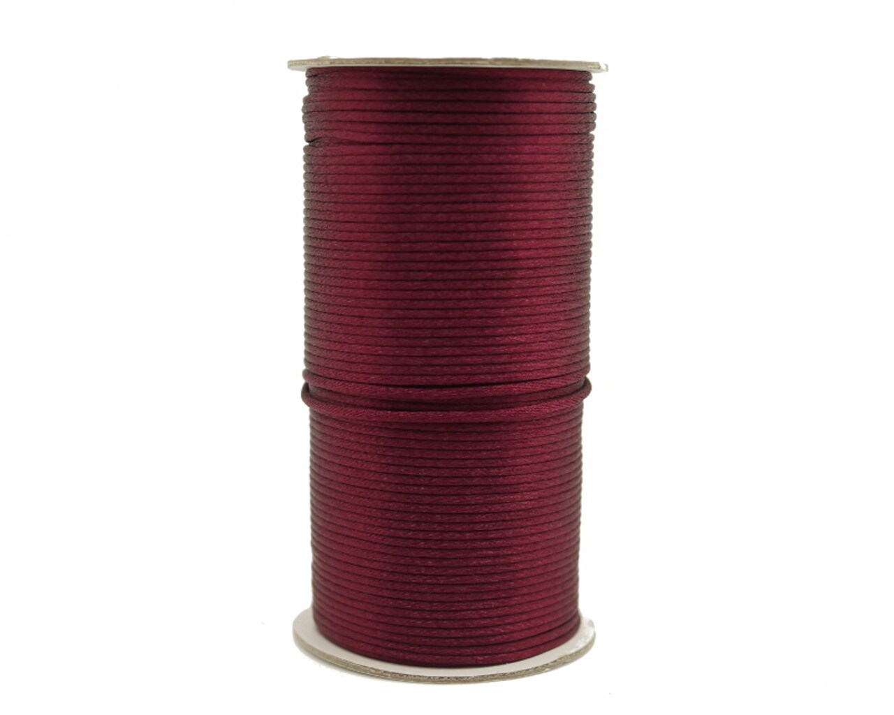 2mm Wide x 200 Yards Burgundy Rattail Cord Trim 1 Spool