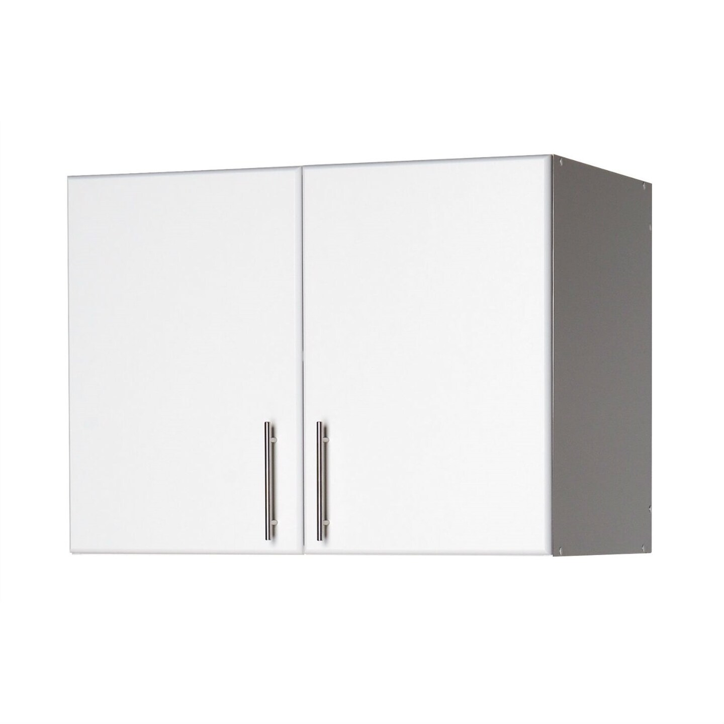 White Wall Cabinet with 16 inches Depth, Adjustable Shelf and Soft-Edge Doors