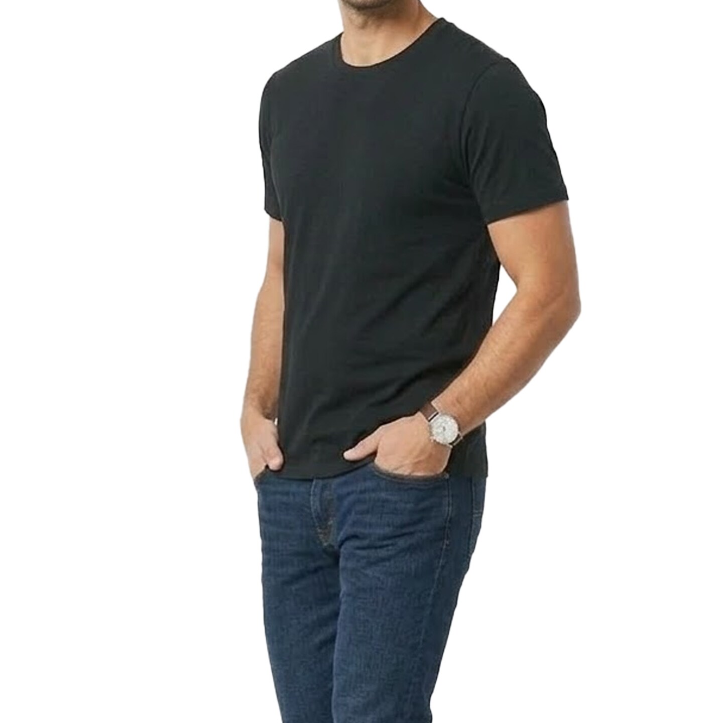 Gildan Men's Black Softstyle T-Shirt Ideal for Crafts, DIY Cotton Multi-Pack Choices Shirt
