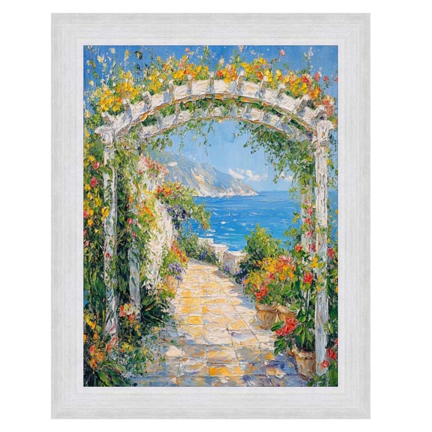 Brushed Silver Metal Pewter Picture Frame 30x30 frame
