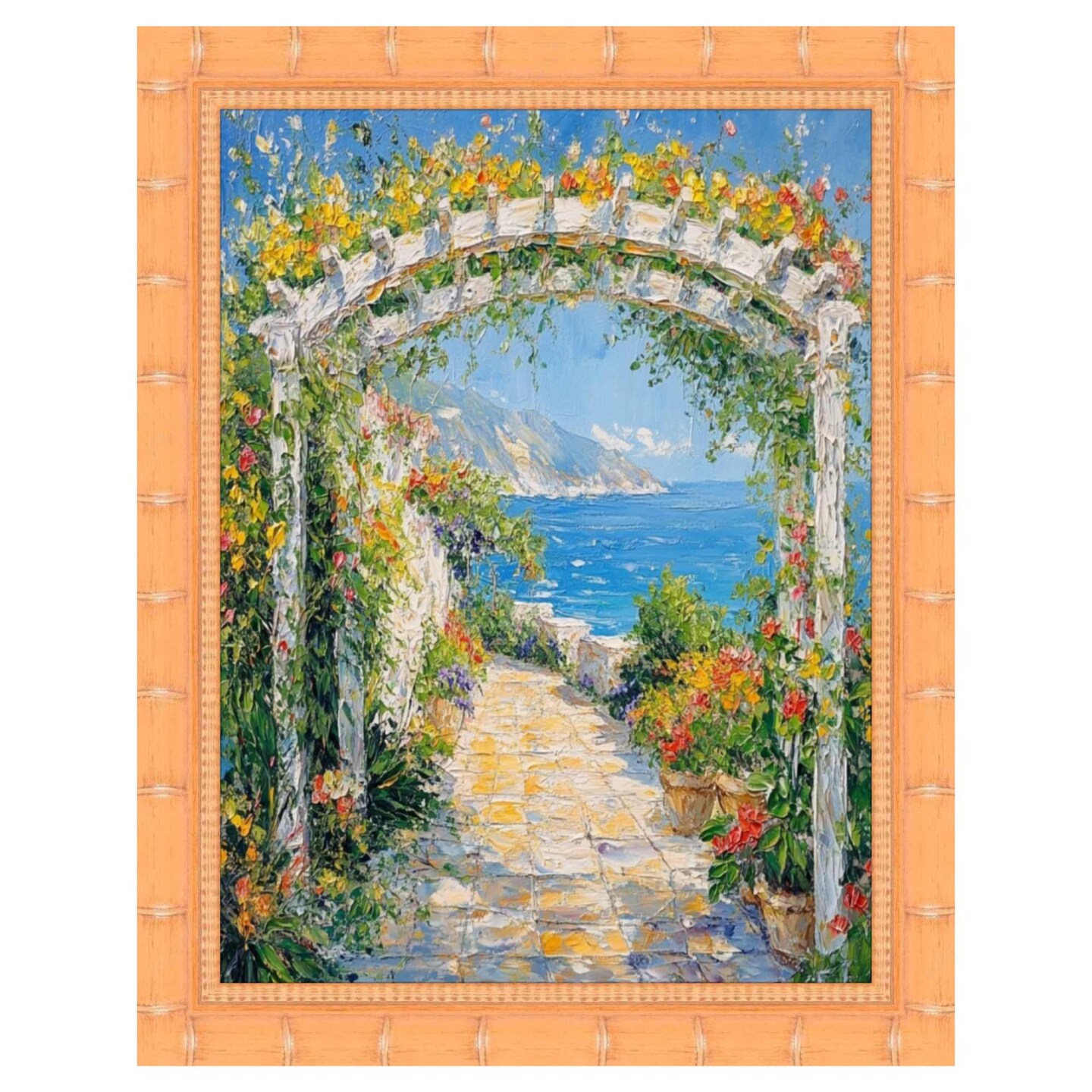 Natural Wood Bamboo Picture Frame 9x12 frame