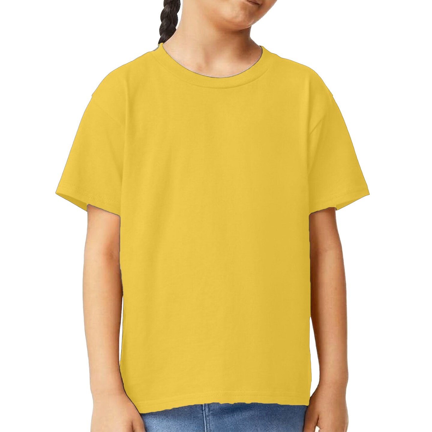 Gildan Youth Softstyle Blank T-Shirt for DIY Crafts, Heat Transfer Vinyl, Screen Printing & Sublimation