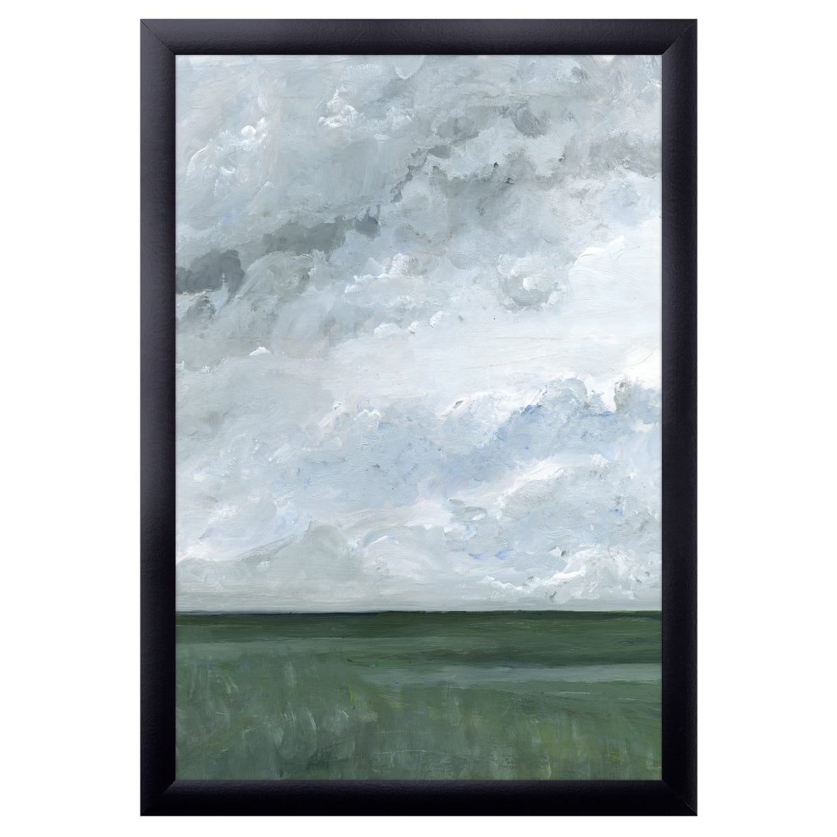 12" x 16" Monday Moods Framed Wall Art, Contemporary Landscape Home Décor, Glass Facing and Hanging Hardware Included