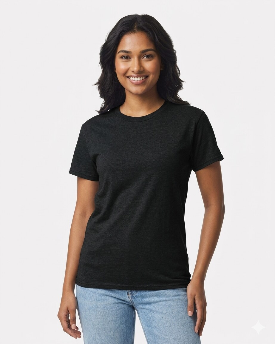 3 Pack: Gildan® Ultra Cotton Crewneck Short Sleeve T-Shirt 100% US Cotton for Custom Printing & DIY Blank Tee